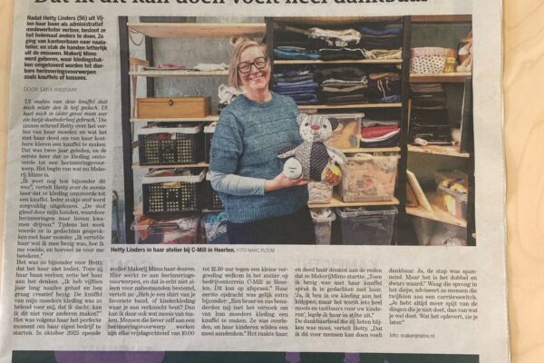 Artikel in de VIA van De Limburger